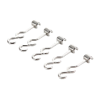 JMU Sliding Long Curved Crimpable Hooks, Right, 7