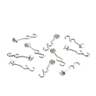 JMU Sliding Long Curved Crimpable Hooks, Right, 7
