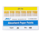 JMU #20 Absorbent Paper Points, .04 Taper, Color-