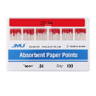 JMU #25 Absorbent Paper Points, .04 Taper, Color-