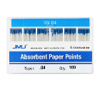 JMU #30 Absorbent Paper Points, .04 Taper, Color-