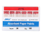 JMU #25 Absorbent Paper Points, .06 Taper, Color-