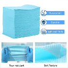 JMU 13" x 18" Patient Bibs, 3-Ply Paper/1-Ply Pol