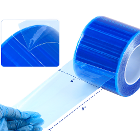 JMU Barrier Film Perforated Sheets, 4"x6" Blue, 1