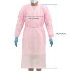 JMU Disposable Isolation Gowns with Knitted Cuff,