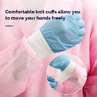 JMU Disposable Isolation Gowns with Knitted Cuff,
