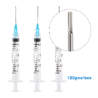 JMU 23 ga Irrigation Syringes with Tips, Blue, No