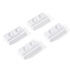 JMU 2-Well Disposable Mixing Wells, White, 200/Bo