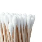 JMU Disposable 3" Cotton Swab Tipped Applicator, 