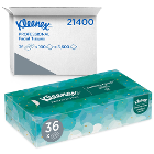 Kleenex White 2 ply Facial Tissues 9" x 8", 36 Fl