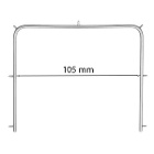 Osung 105mm Stainless Steel Rubber Dam Frame, 1/P
