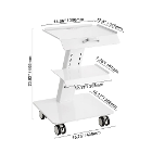 Vevor Stainless Steel Rolling Lab Cart, 3-Tier, 1