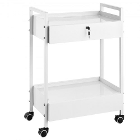 Vevor Stainless Steel Medical Utility Cart, 2-Tie