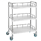 Vevor Stainless Steel Utility Cart, 3-Tiers with 