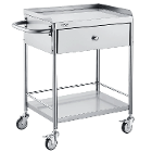 Vevor Stainless Steel Medical Utility Cart, 2-Tie