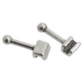 TOL Long Crimpable Ball Hooks, Bag of 10 hooks. O TOL Long Crimpable Ball Hooks, Bag of 10 hooks. O