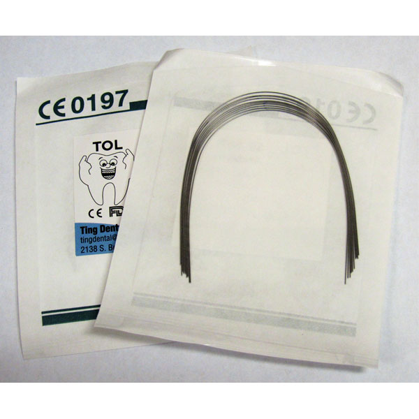 thumbnail image 2 of 10 Packs Dental Orthodontic Super Elastic Niti Round Arch Wires - Natural Form, .012 Upper To .020 Lower 2 of 6