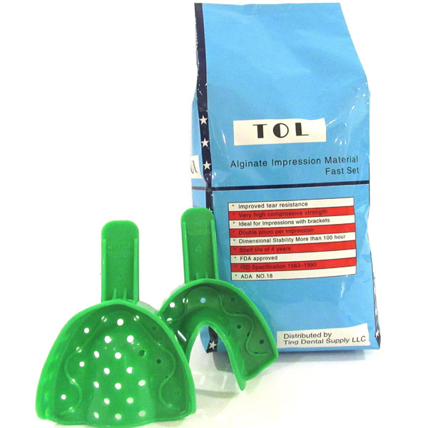 TOL Small Impression Tray & Alginate Combination TOL Small Impression Tray & Alginate Combination
