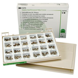 3M ESPE Assorted Permanent Molar Stainless Steel 3M ESPE Assorted Permanent Molar Stainless Steel
