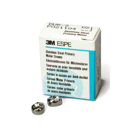 3M ESPE #4 Upper Left 2nd Primary Molar Stainless 3M ESPE #4 Upper Left 2nd Primary Molar Stainless