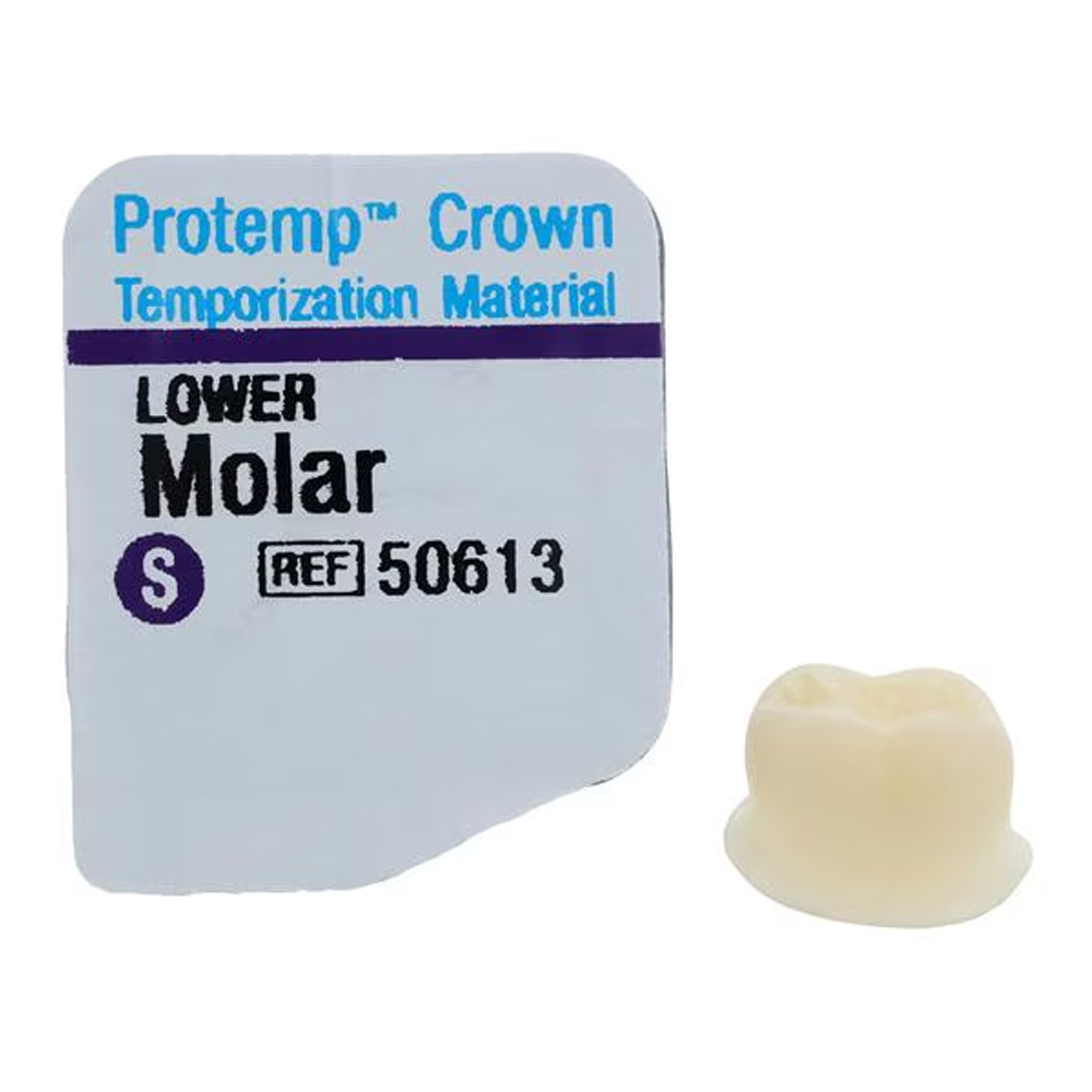 Protemp Crown Lower Small Molar Shells Refill, Pack of 5 | Net32