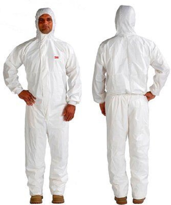 3M Protective Coverall 4545, Disposable, Laminated, Protects Against