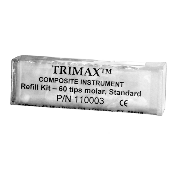 Trimax Standard Molar Tip Refill for Composite In Trimax Standard Molar Tip Refill for Composite In