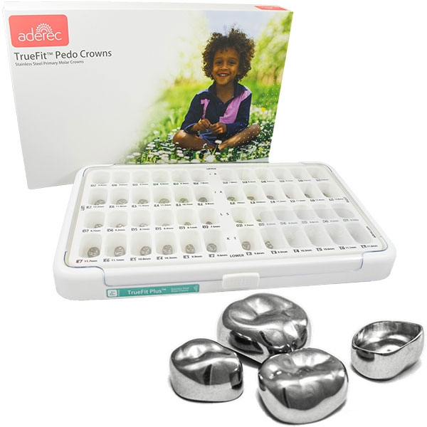 TrueFit Plus Stainless Steel Pedo Crowns Full Kit TrueFit Plus Stainless Steel Pedo Crowns Full Kit