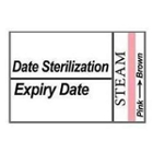 Labelex Sterilization Labels, With Expiry Date, Dual-Ply, 500/roll, 12