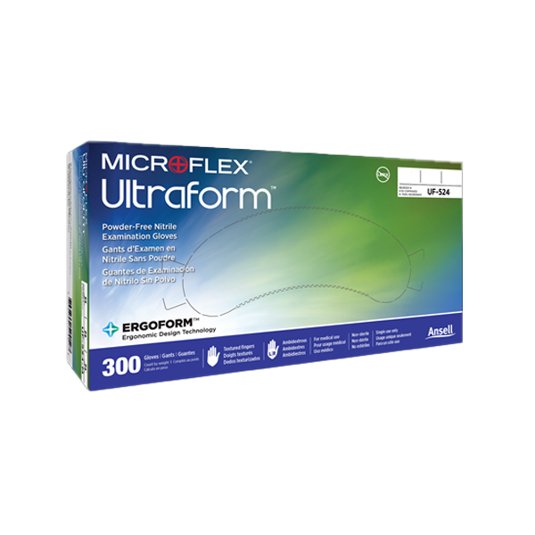 MicroFlex Ultraform Nitrile Exam Gloves, Small/Me MicroFlex Ultraform Nitrile Exam Gloves, Small/Me