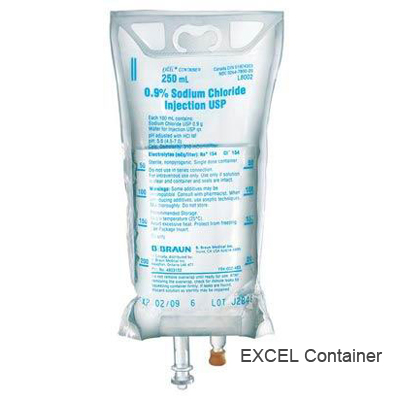 B. Braun 0.9% Sodium Chloride Solution Injection, B. Braun 0.9% Sodium Chloride Solution Injection,