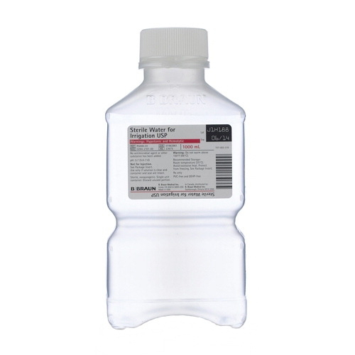 B. Braun Sterile Water for Irrigation, 1000 mL Pl B. Braun Sterile Water for Irrigation, 1000 mL Pl