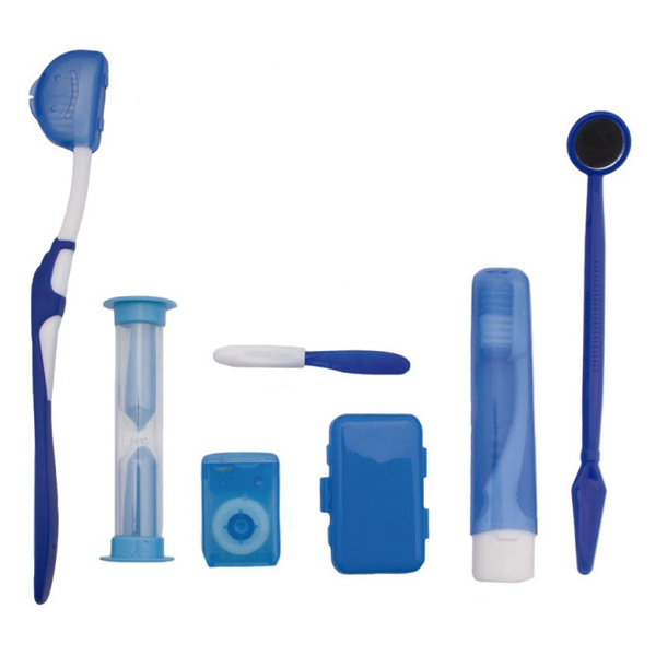 BADER Kids Orthodontic Oral Care Travel Kit, Assorted Colors, 20/Pk Net32