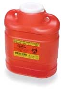 BD Sharps Collector Medium 6.9 Qt. Regular Funnel BD Sharps Collector Medium 6.9 Qt. Regular Funnel