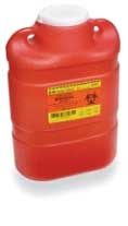 BD Sharps Collector 8.2 Quart large, Red, Regular BD Sharps Collector 8.2 Quart large, Red, Regular