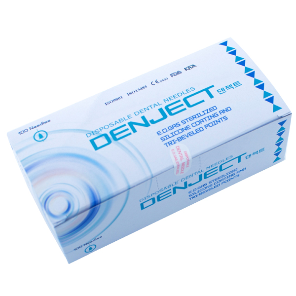 DenJect Disposable Dental Needle, Plastic Hub, 30 Gauge, XShort. Box
