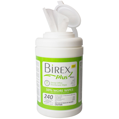 Birex Plus Disinfecting Wipes 6" x 6.75", 240/Can Birex Plus Disinfecting Wipes 6" x 6.75", 240/Can