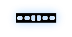 BranDent 6 Windows 4 Horizontal 2 Vertical, Clear BranDent 6 Windows 4 Horizontal 2 Vertical, Clear