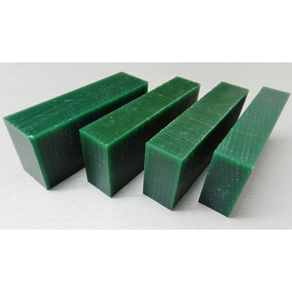 Buffalo Dental 1/2" Green wax carving blocks, Small (anterior) 1/2" x 1