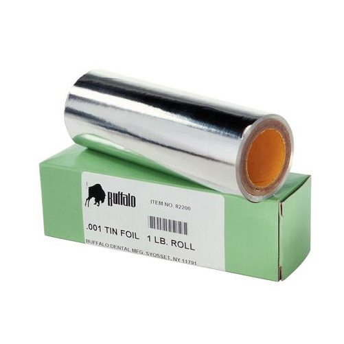 Buffalo Dental .002" Thick x 6" Wide Roll of Tin Foil, 1 Lb. Pkg Net32