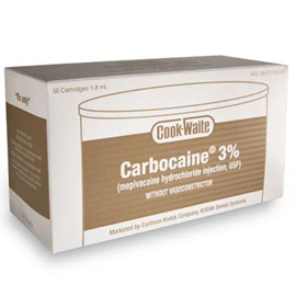 Cook-Waite Carbocaine 3% (Mepivacaine HCL 3%) Loc Cook-Waite Carbocaine 3% (Mepivacaine HCL 3%) Loc