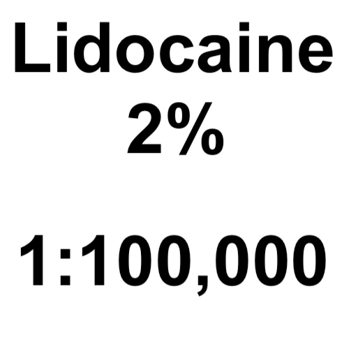 Cook-Waite Lidocaine HCL 2% with Epinephrine 1:10 Cook-Waite Lidocaine HCL 2% with Epinephrine 1:10