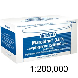 Cook-Waite Marcaine Bupivacaine 0.5% Local Anesth Cook-Waite Marcaine Bupivacaine 0.5% Local Anesth