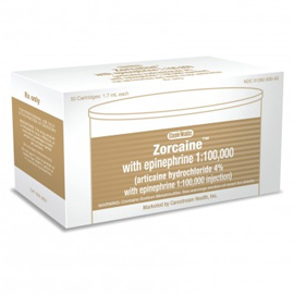 Cook-Waite Zorcaine (Articaine Hydrochloride 4%) Cook-Waite Zorcaine (Articaine Hydrochloride 4%)