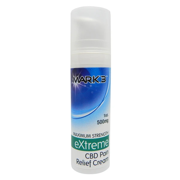 MARK3 CBD eXtreme Relief Cream 500mg, 1oz Bottle, MARK3 CBD eXtreme Relief Cream 500mg, 1oz Bottle,