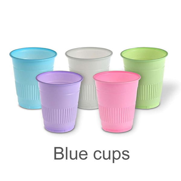 Mark 3 Disposable 5 oz Plastic Cups - Blue - 1000 Mark 3 Disposable 5 oz Plastic Cups - Blue - 1000