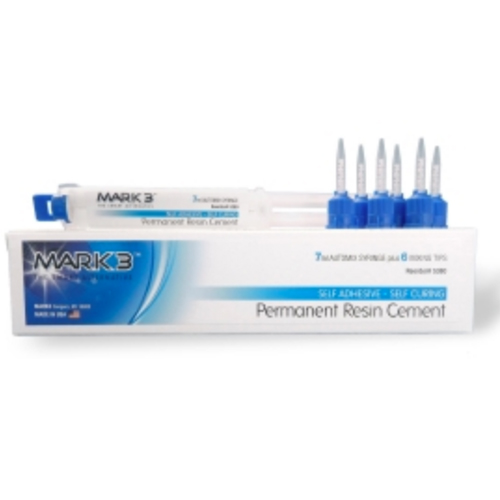 Mark 3 Self curing permanent resin cement 7ML automix syringe with 6