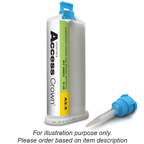 Access Crown A2 Shade, 1:1 Automix Self-Cure Temp Access Crown A2 Shade, 1:1 Automix Self-Cure Temp