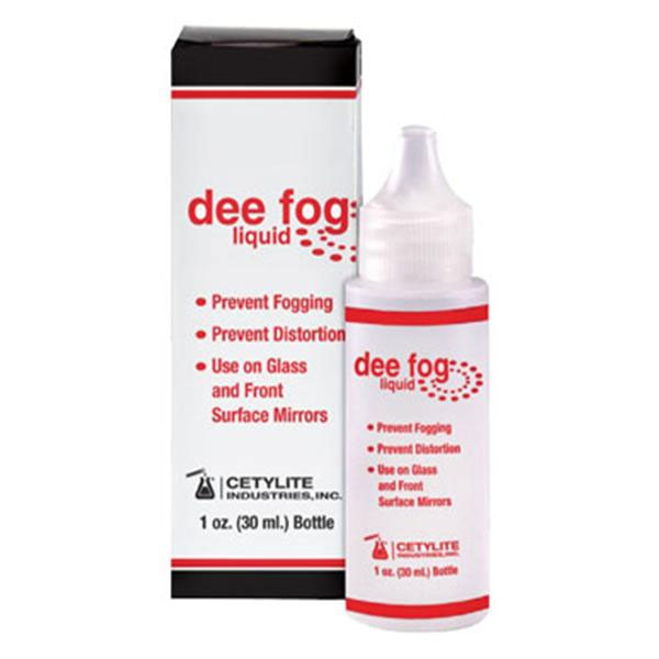 Dee Fog Mirror AntiFog Liquid, 1 oz. Bottle. Provides clear