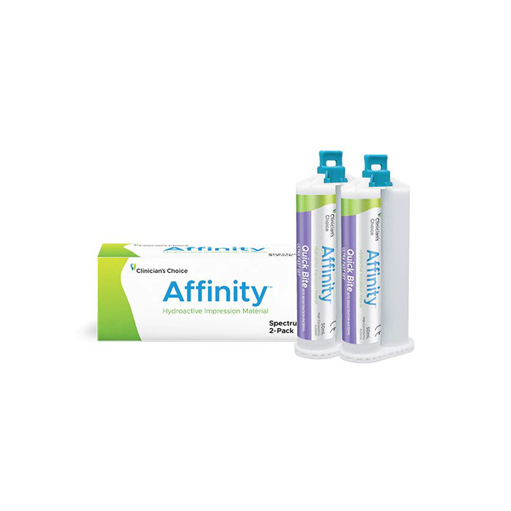 Affinity Quick Bite Registration Material, Purple, Fast Set Kit 2 x